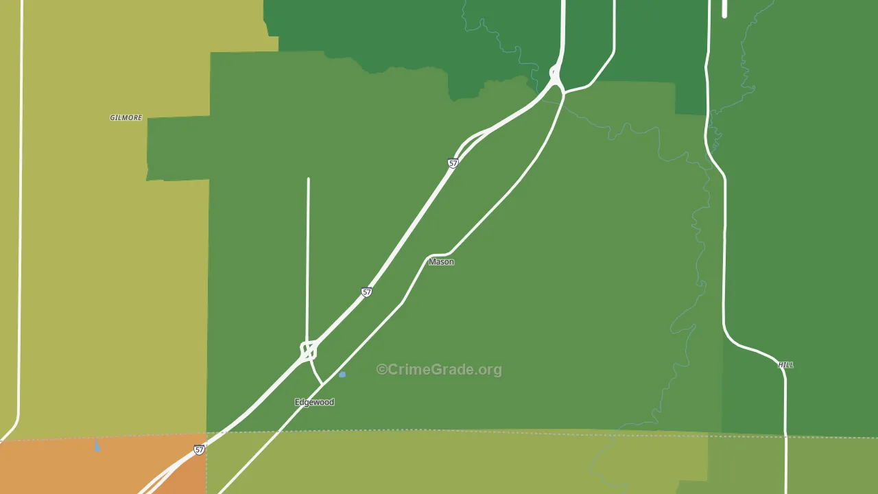 62443, IL Map of Drug-Related Crime Rates
