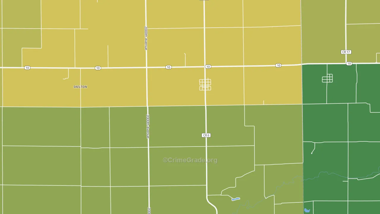 62512, IL Map of Drug-Related Crime Rates