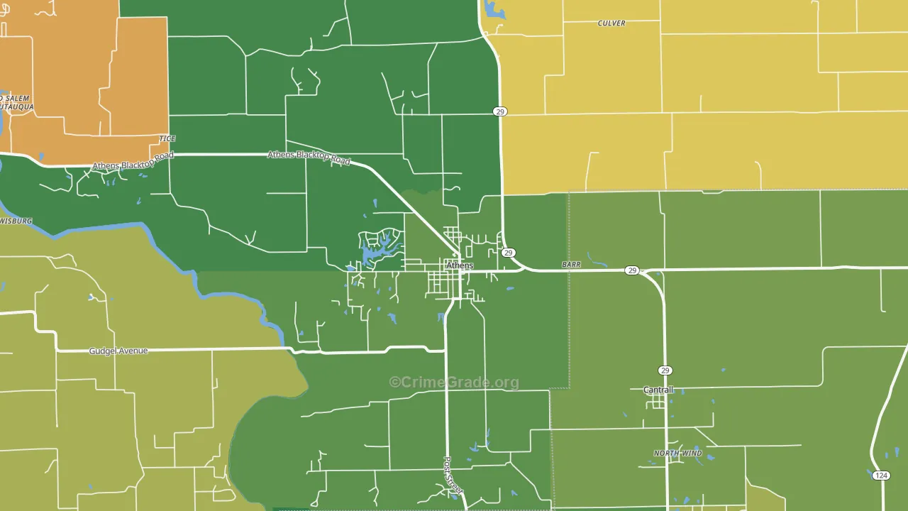 62613, IL Map of Drug-Related Crime Rates