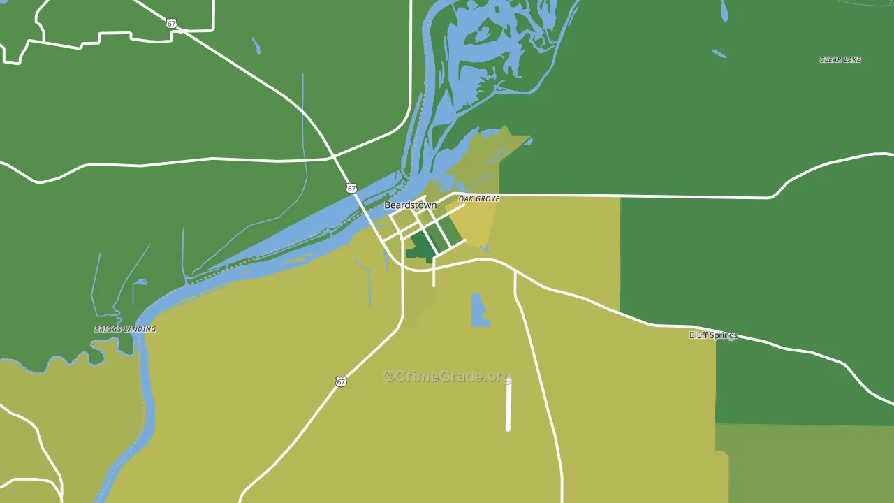 62618, IL Map of Drug-Related Crime Rates