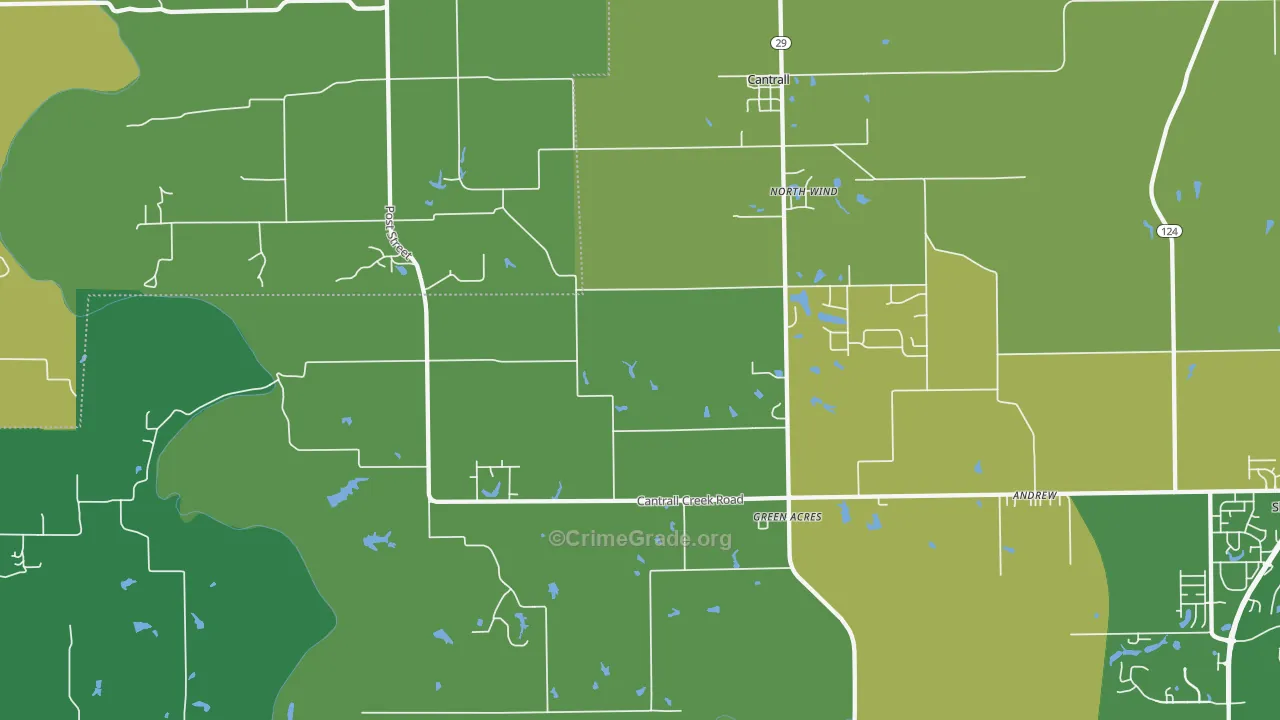 62625, IL Map of Drug-Related Crime Rates