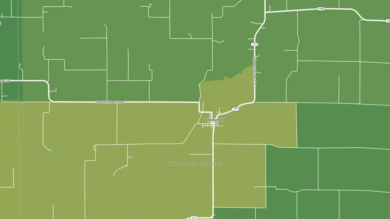 62630, IL Map of Drug-Related Crime Rates