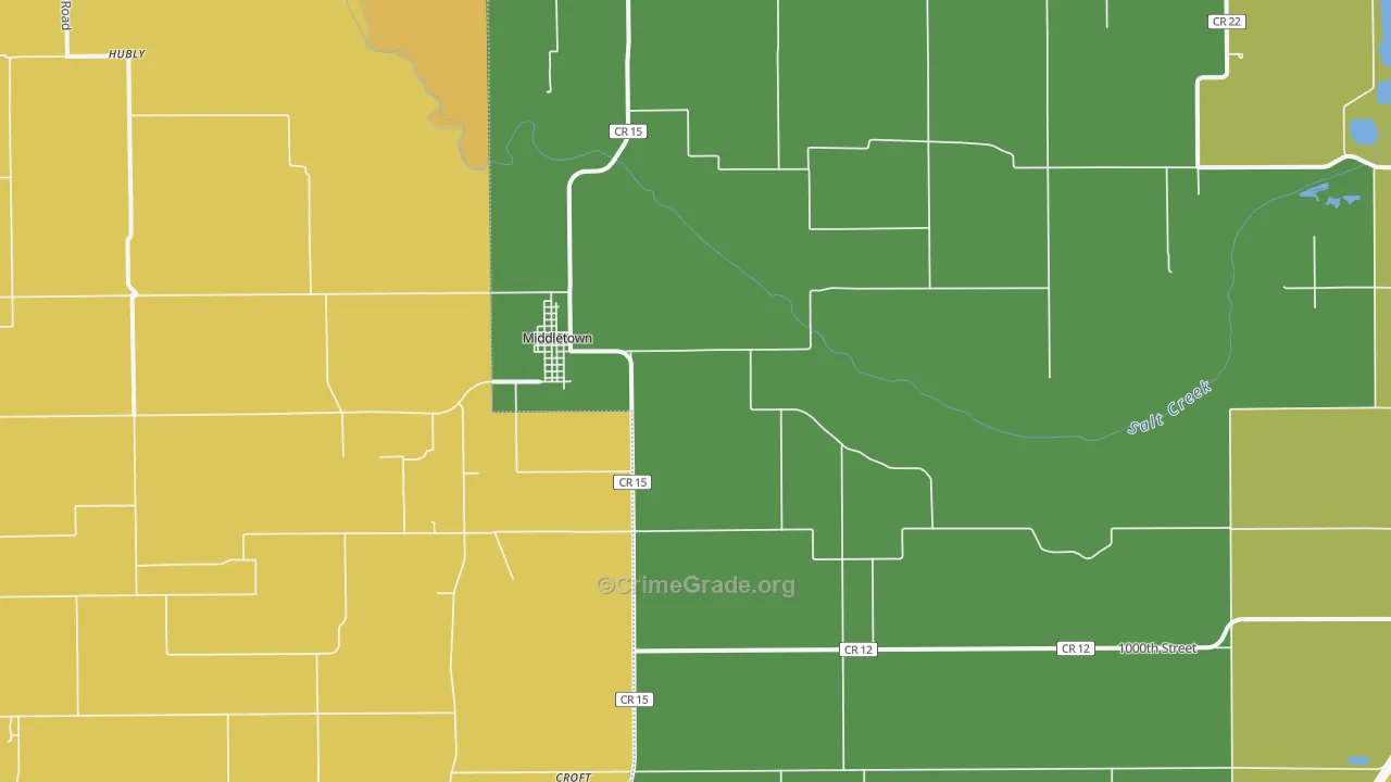 62666, IL Map of Drug-Related Crime Rates
