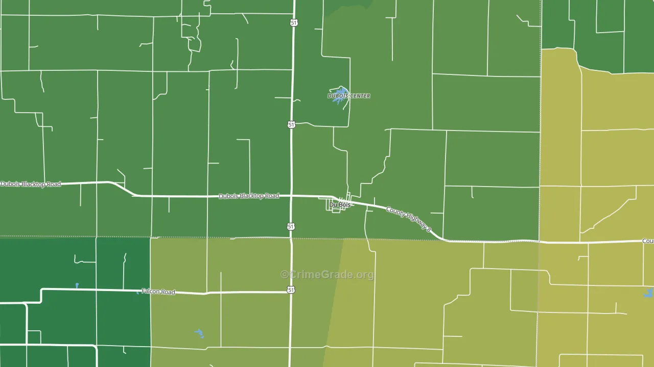 62831, IL Map of Drug-Related Crime Rates
