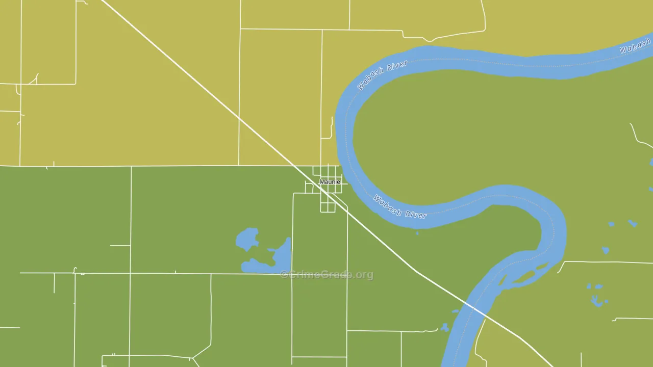 62861, IL Map of Drug-Related Crime Rates