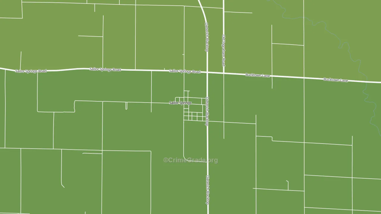 62879, IL Map of Drug-Related Crime Rates