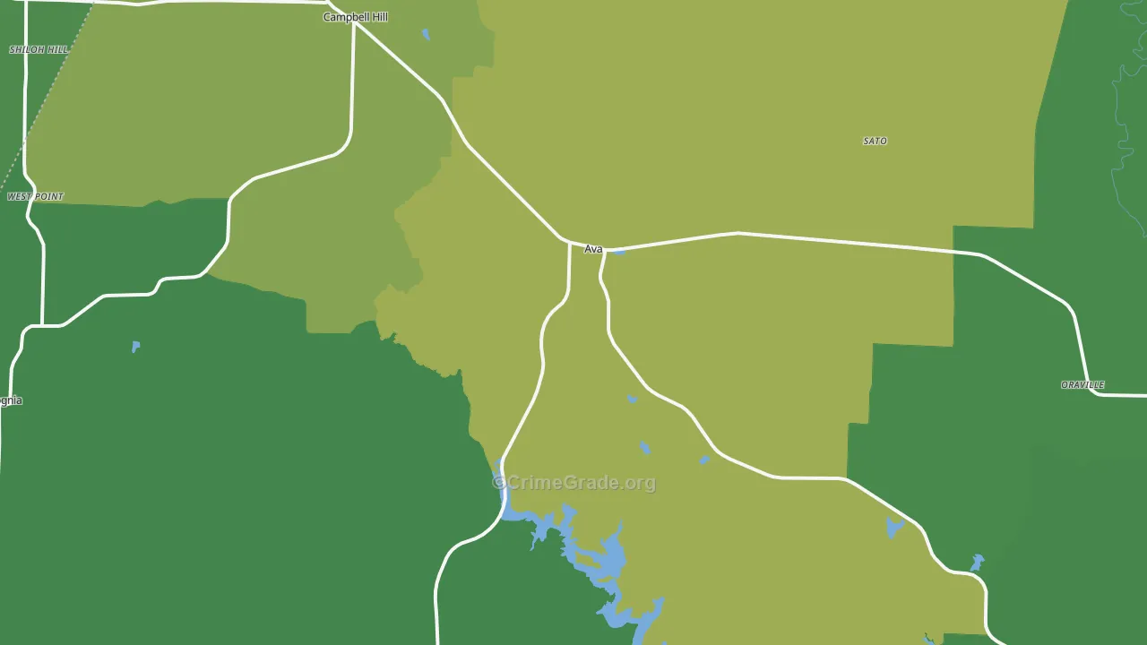 62907, IL Map of Drug-Related Crime Rates