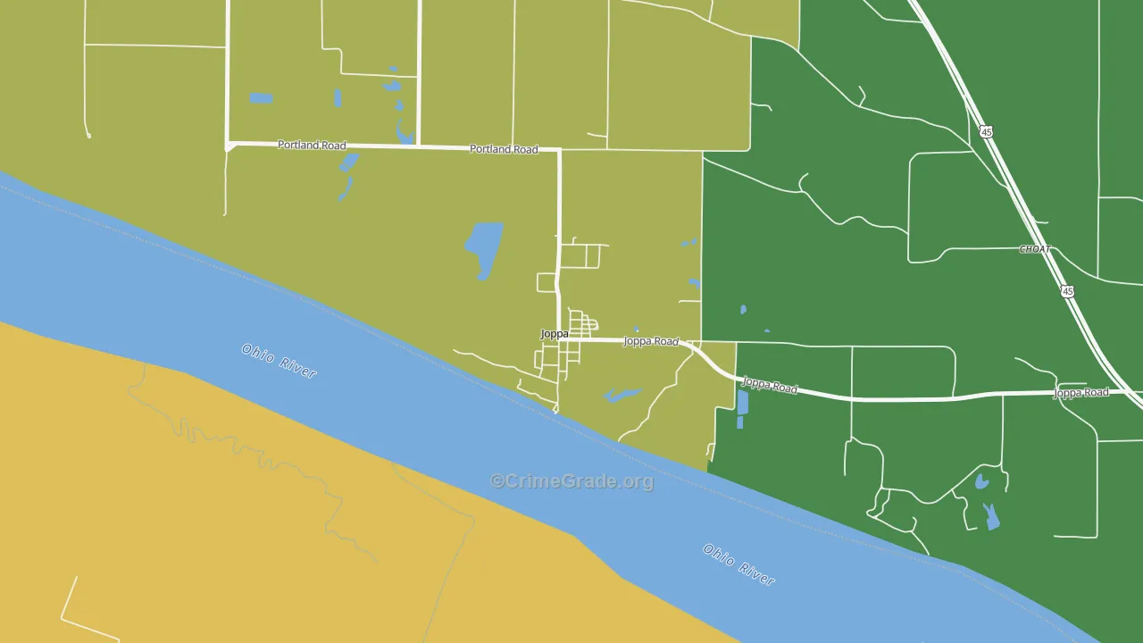 62953, IL Map of Drug-Related Crime Rates