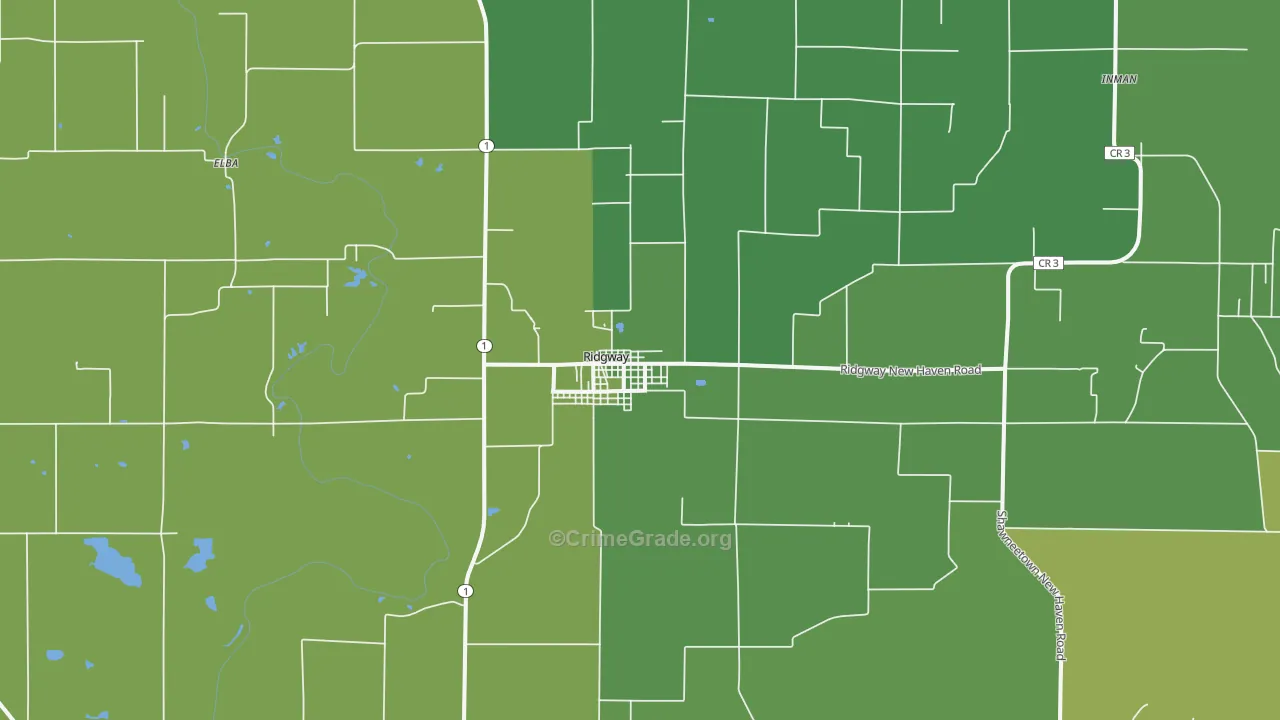 62979, IL Map of Drug-Related Crime Rates