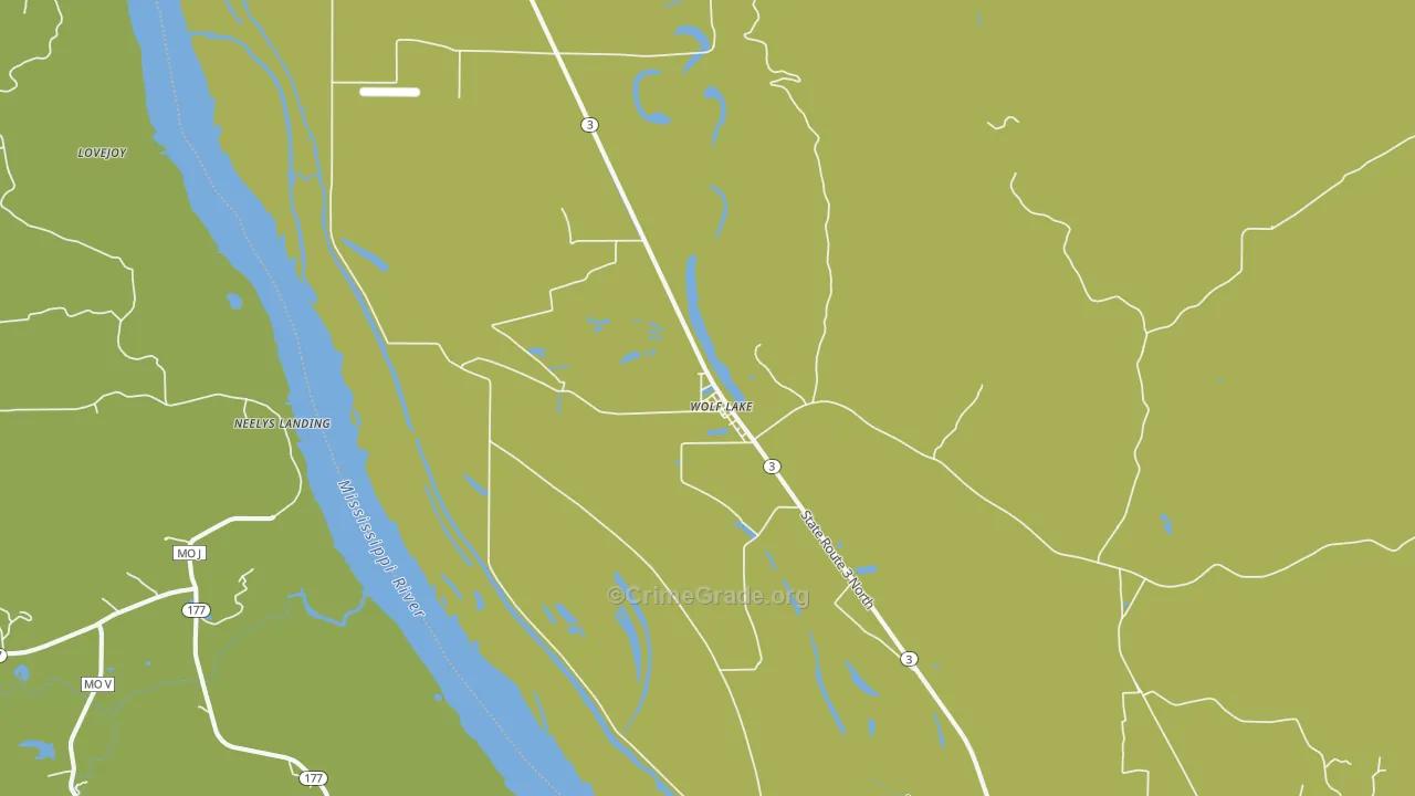 62998, IL Map of Drug-Related Crime Rates