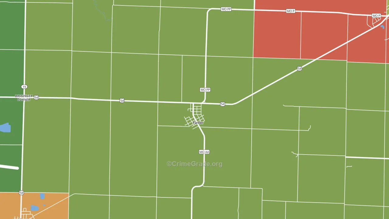 63345, MO Map of Drug-Related Crime Rates