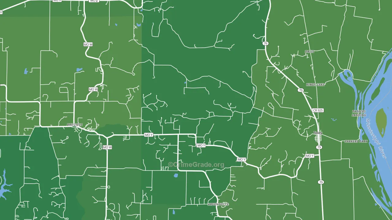 63347, MO Map of Drug-Related Crime Rates