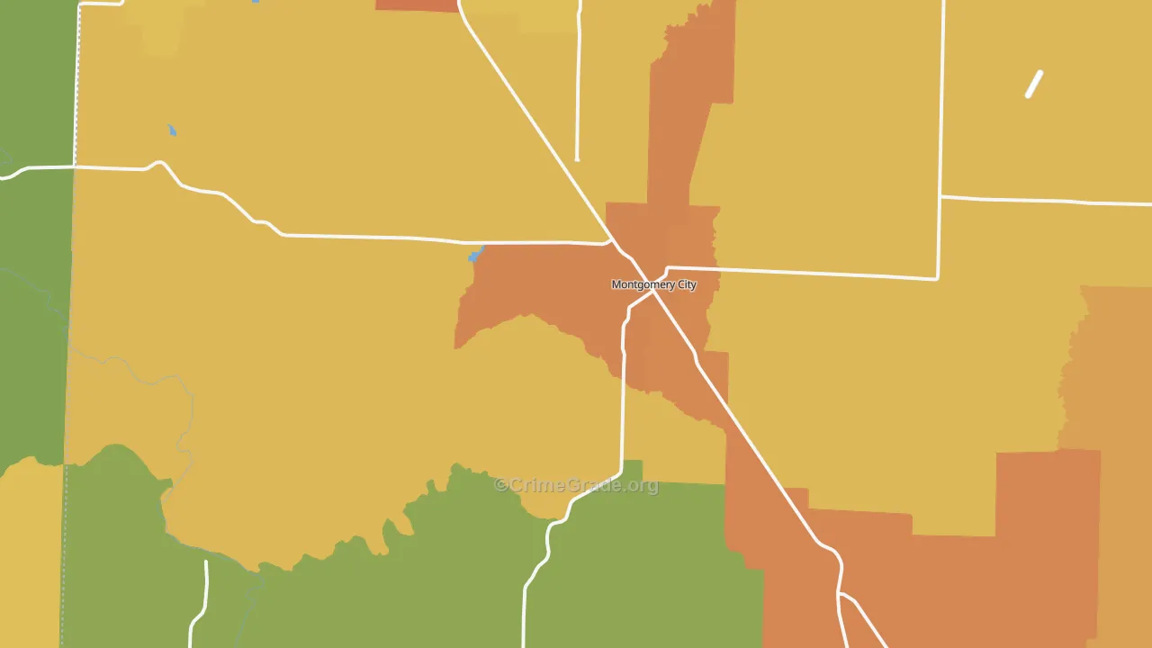63361, MO Map of Drug-Related Crime Rates