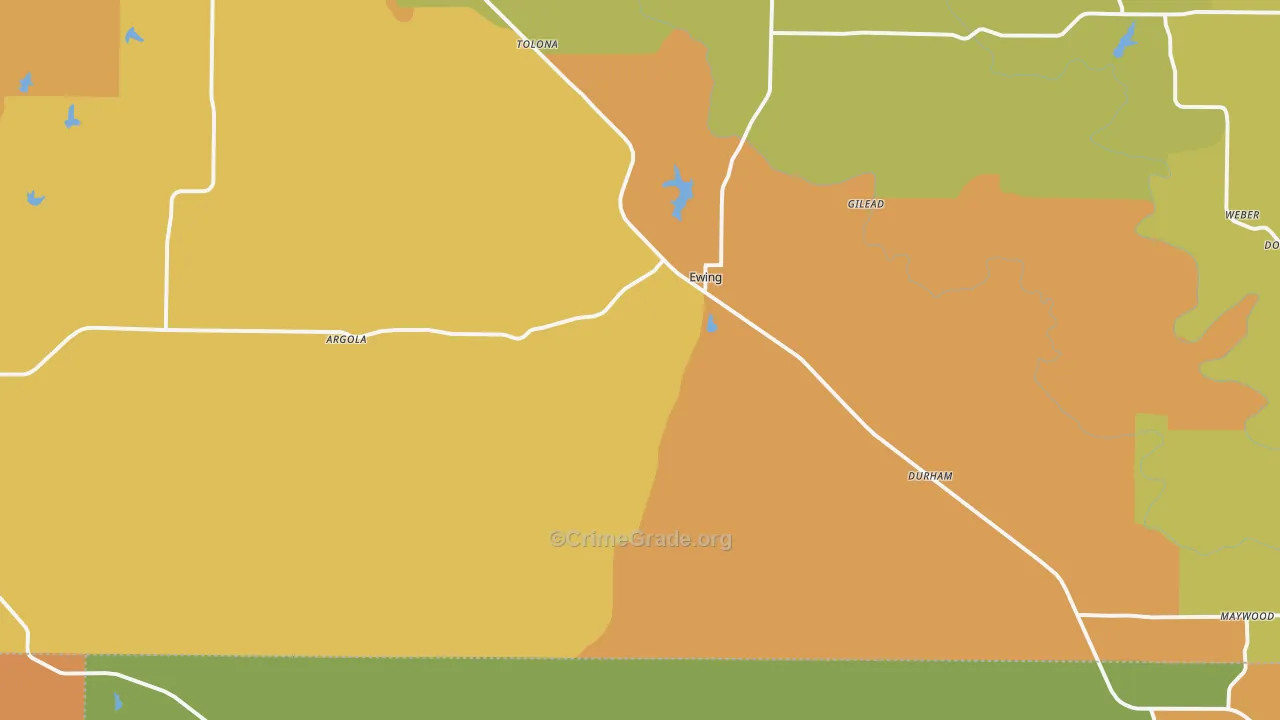 63440, MO Map of Drug-Related Crime Rates
