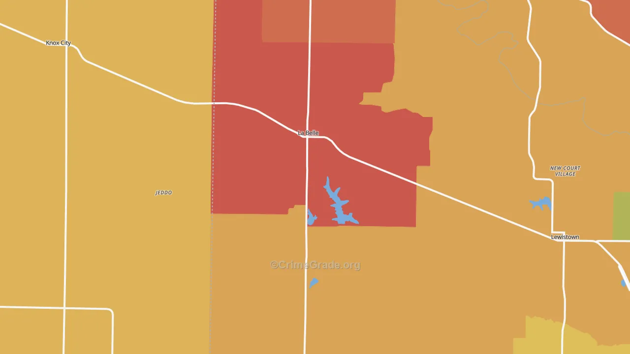 63447, MO Map of Drug-Related Crime Rates