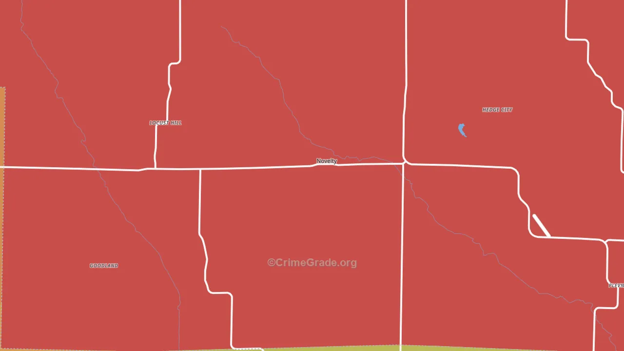 63460, MO Map of Drug-Related Crime Rates