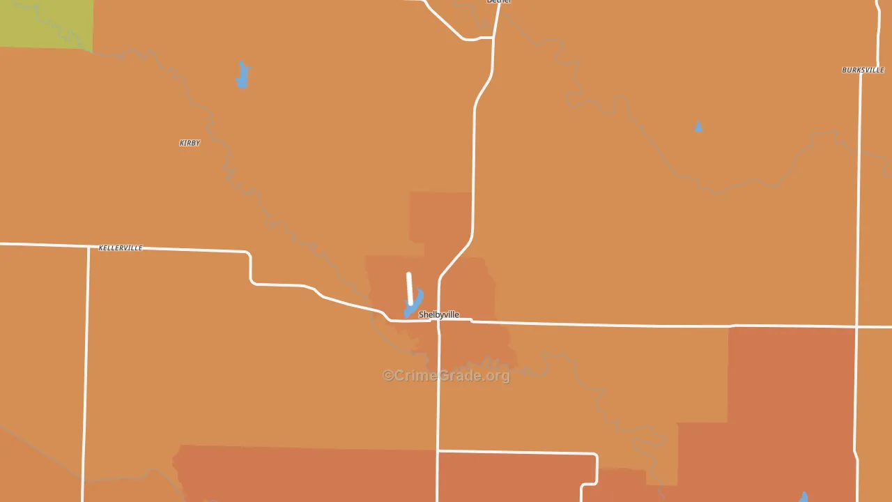 63469, MO Map of Drug-Related Crime Rates