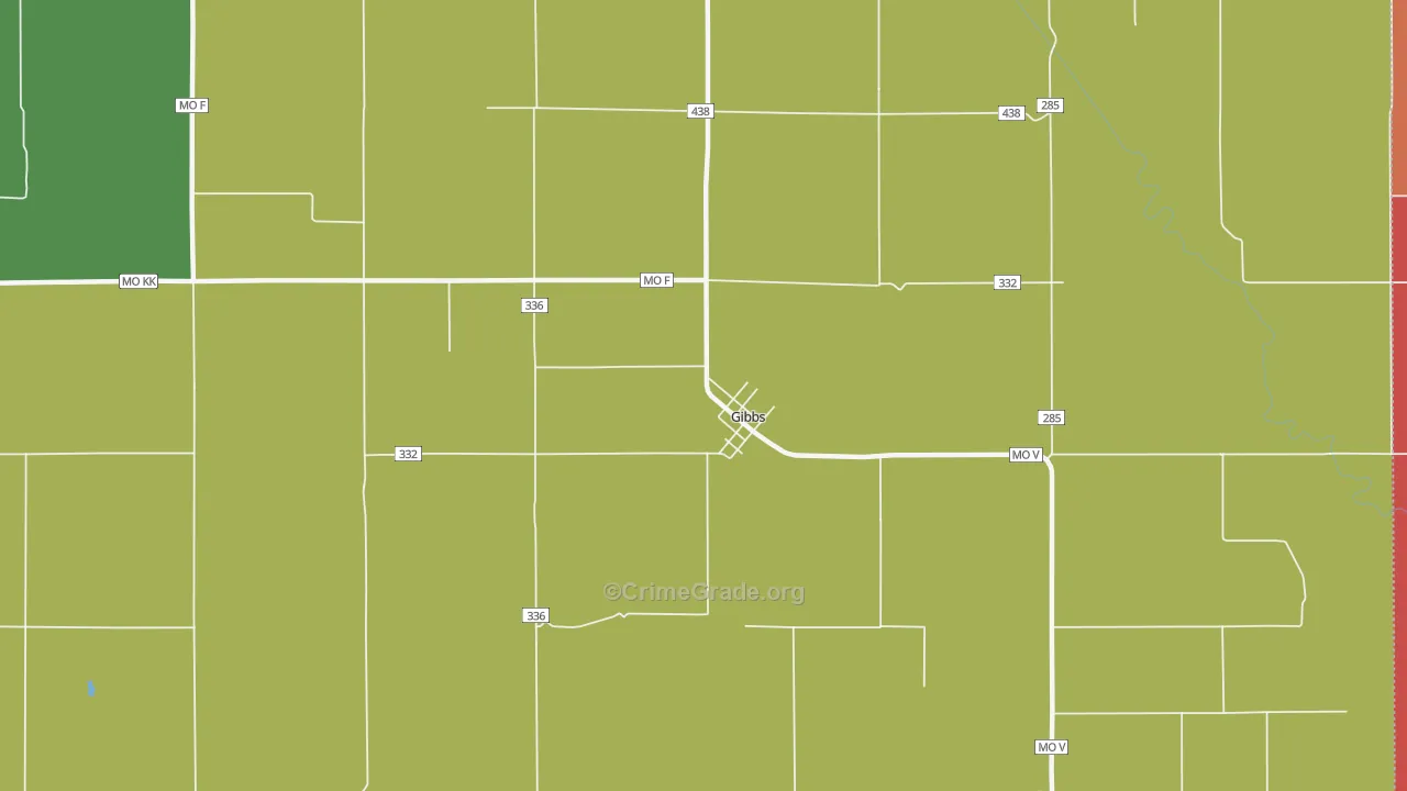 63540, MO Map of Drug-Related Crime Rates