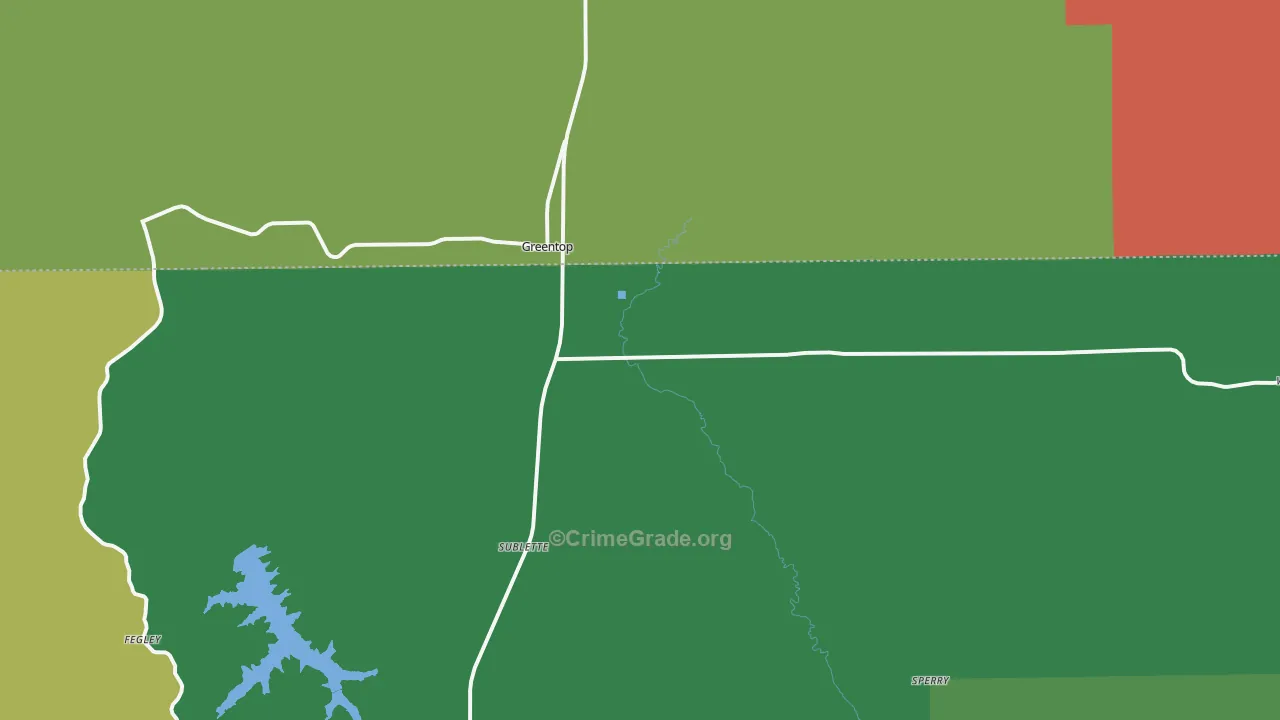 63546, MO Map of Drug-Related Crime Rates