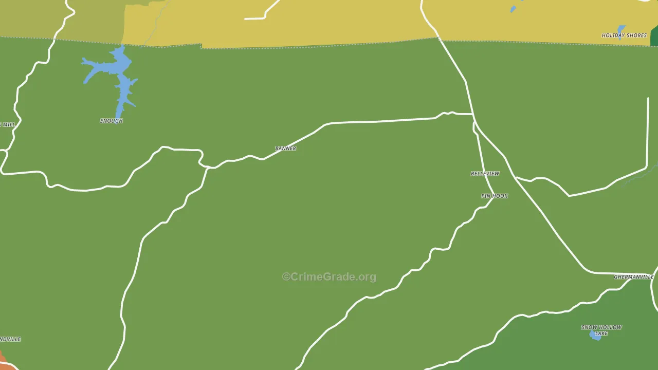 63623, MO Map of Drug-Related Crime Rates