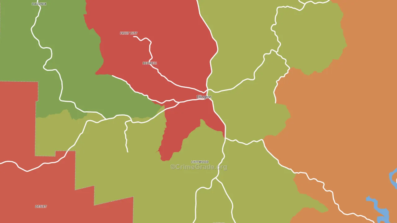 63638, MO Map of Drug-Related Crime Rates
