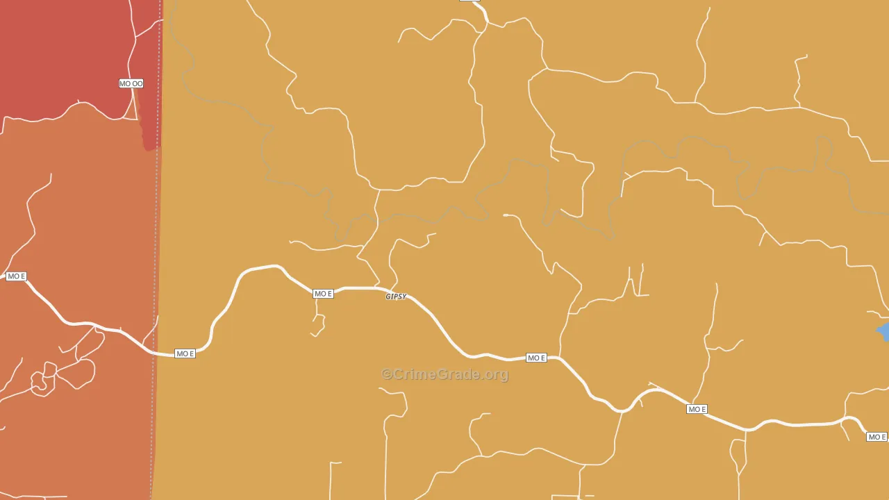 63750, MO Map of Drug-Related Crime Rates