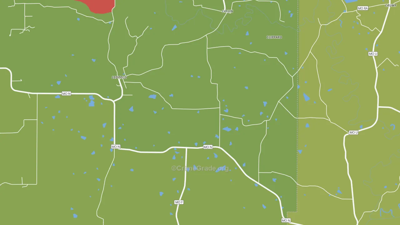 63760, MO Map of Drug-Related Crime Rates