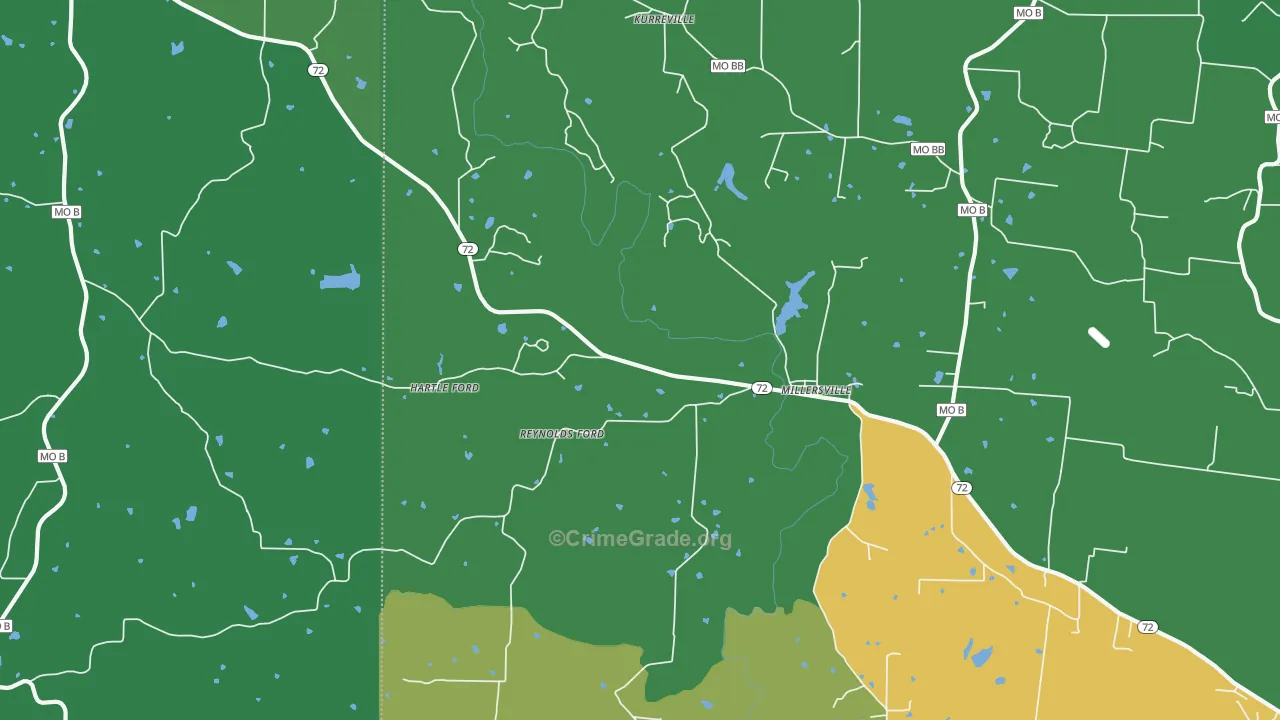 63766, MO Map of Drug-Related Crime Rates
