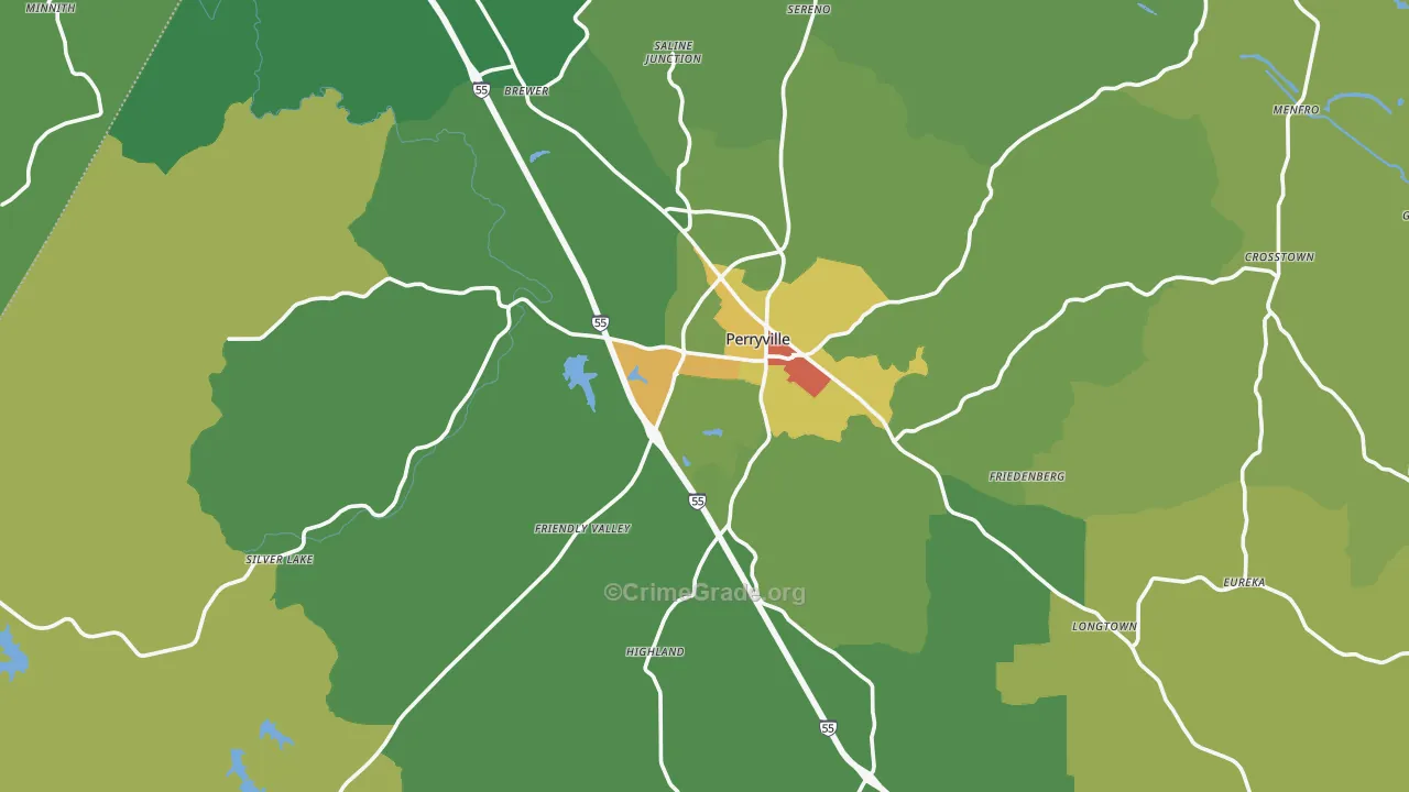 63775, MO Map of Drug-Related Crime Rates
