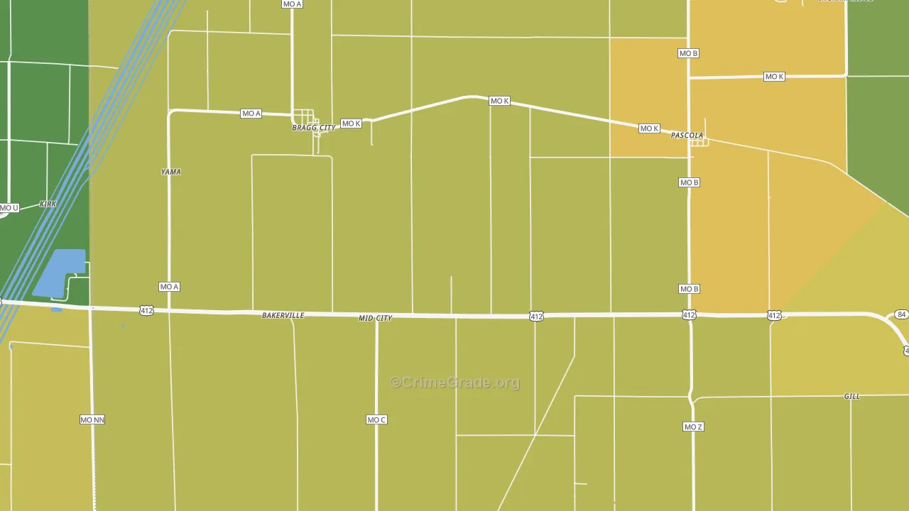 63827, MO Map of Drug-Related Crime Rates