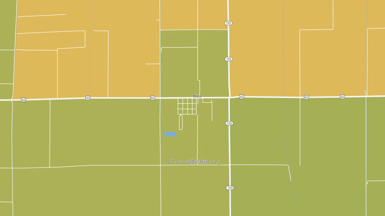 63874, MO Map of Drug-Related Crime Rates