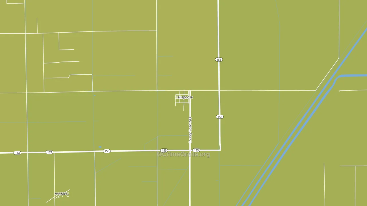 63878, MO Map of Drug-Related Crime Rates