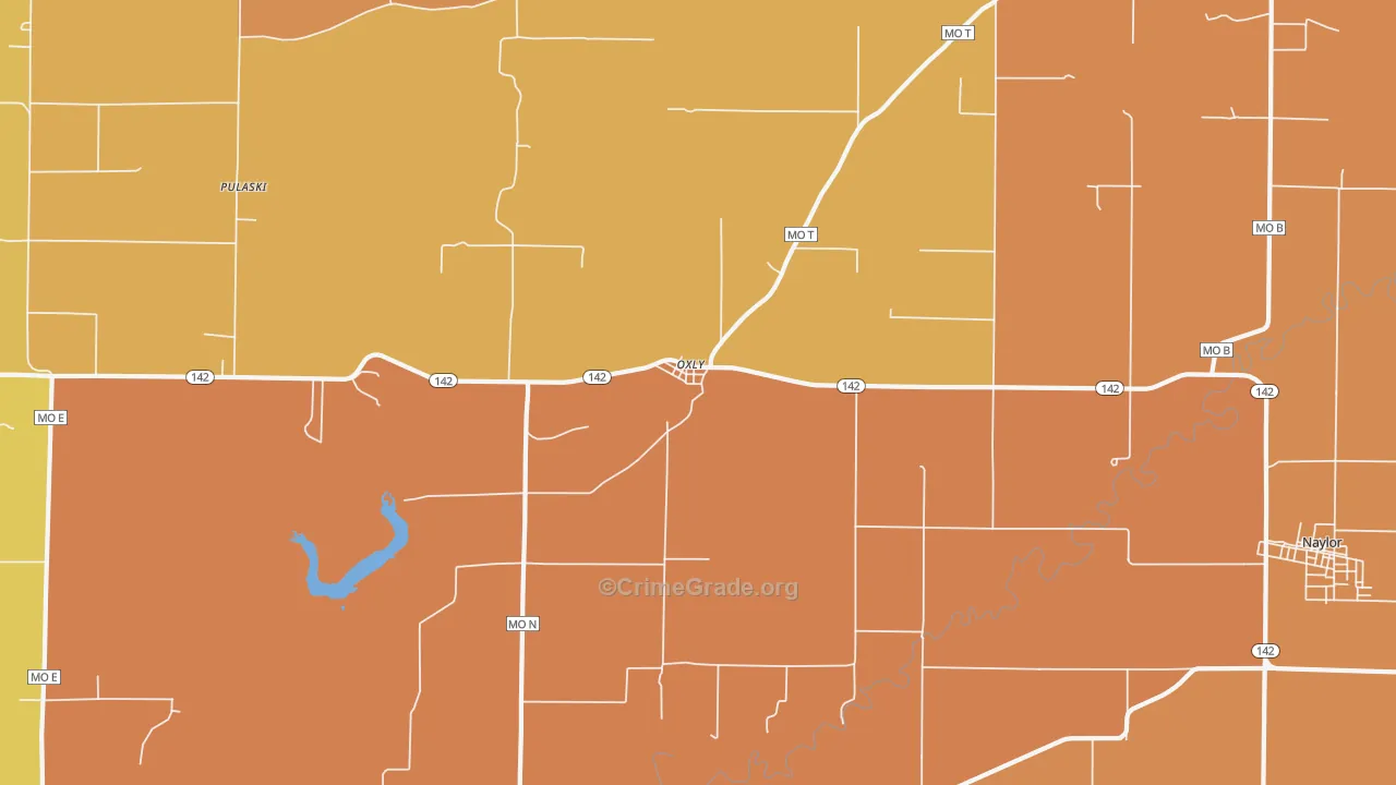 63955, MO Map of Drug-Related Crime Rates