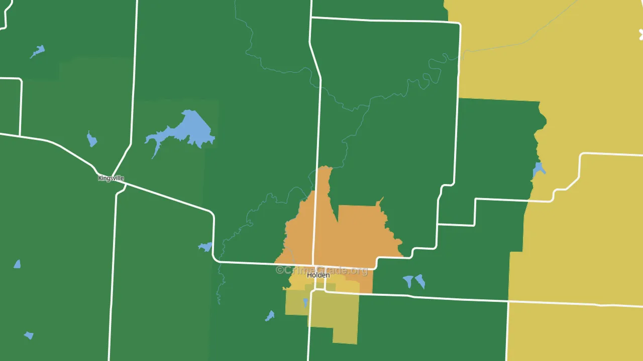 64040, MO Map of Drug-Related Crime Rates