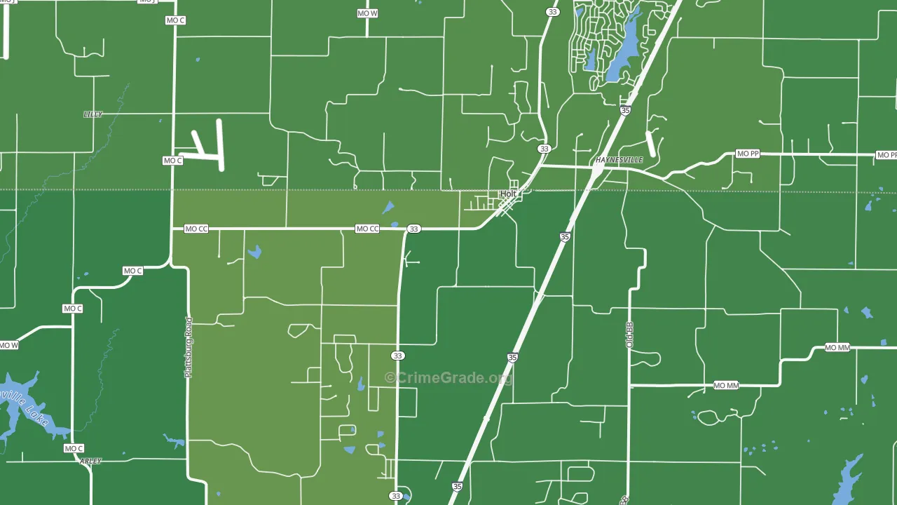 64048, MO Map of Drug-Related Crime Rates