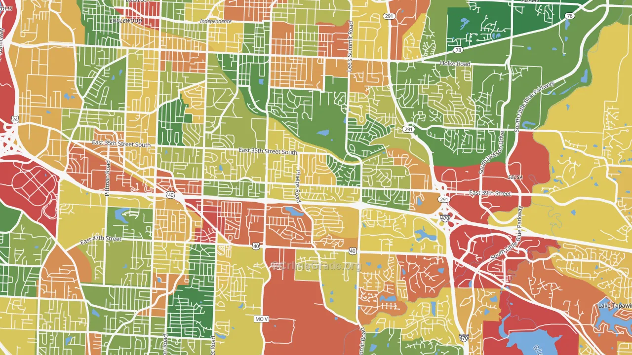 64055, MO Map of Drug-Related Crime Rates