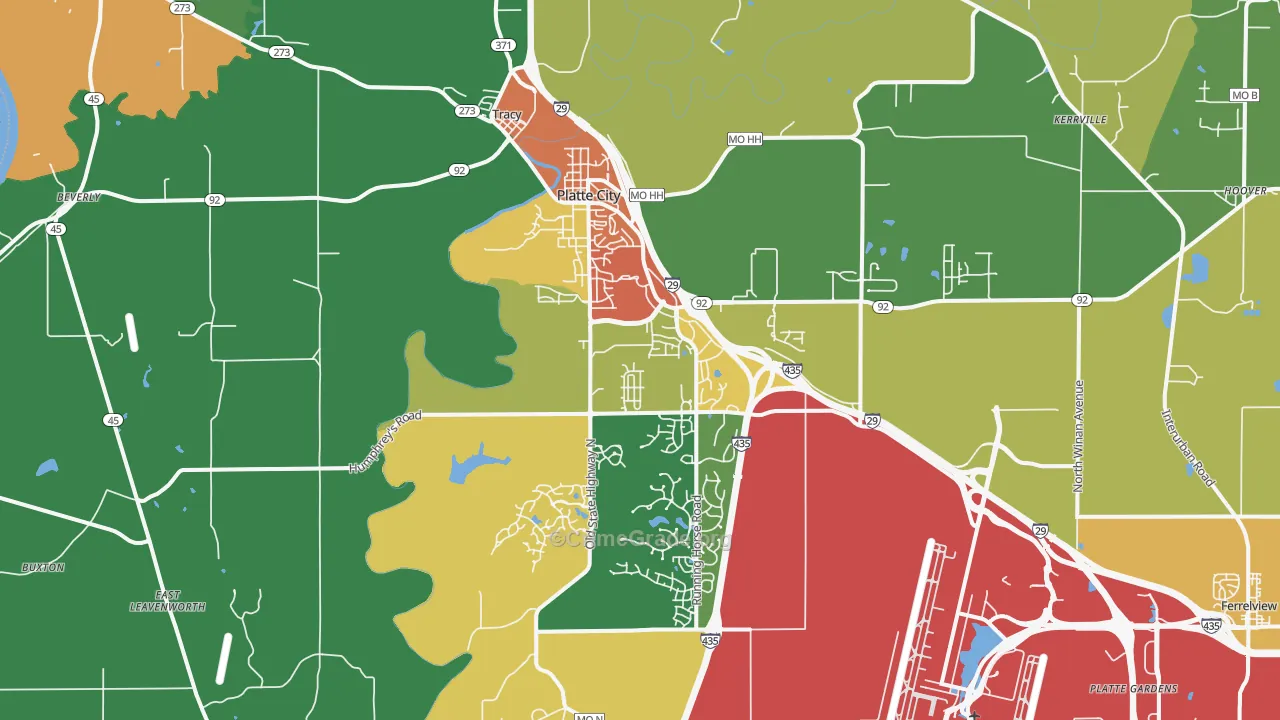 64079, MO Map of Drug-Related Crime Rates