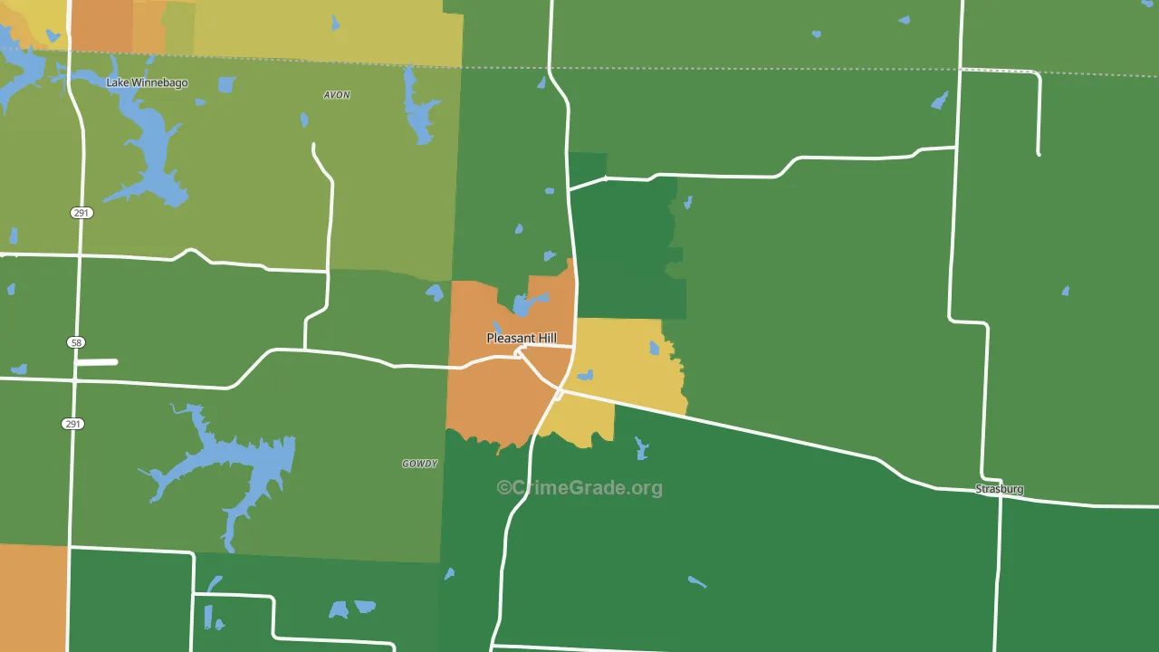 64080, MO Map of Drug-Related Crime Rates