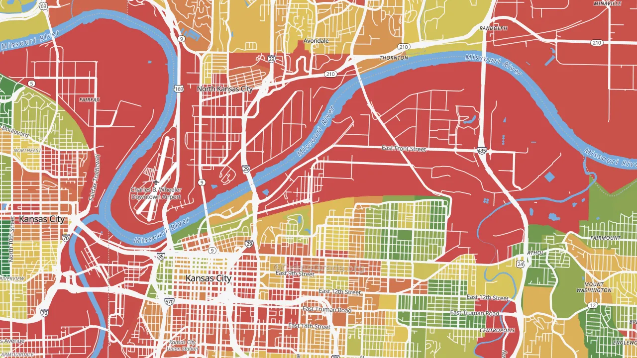 64120, MO Map of Drug-Related Crime Rates