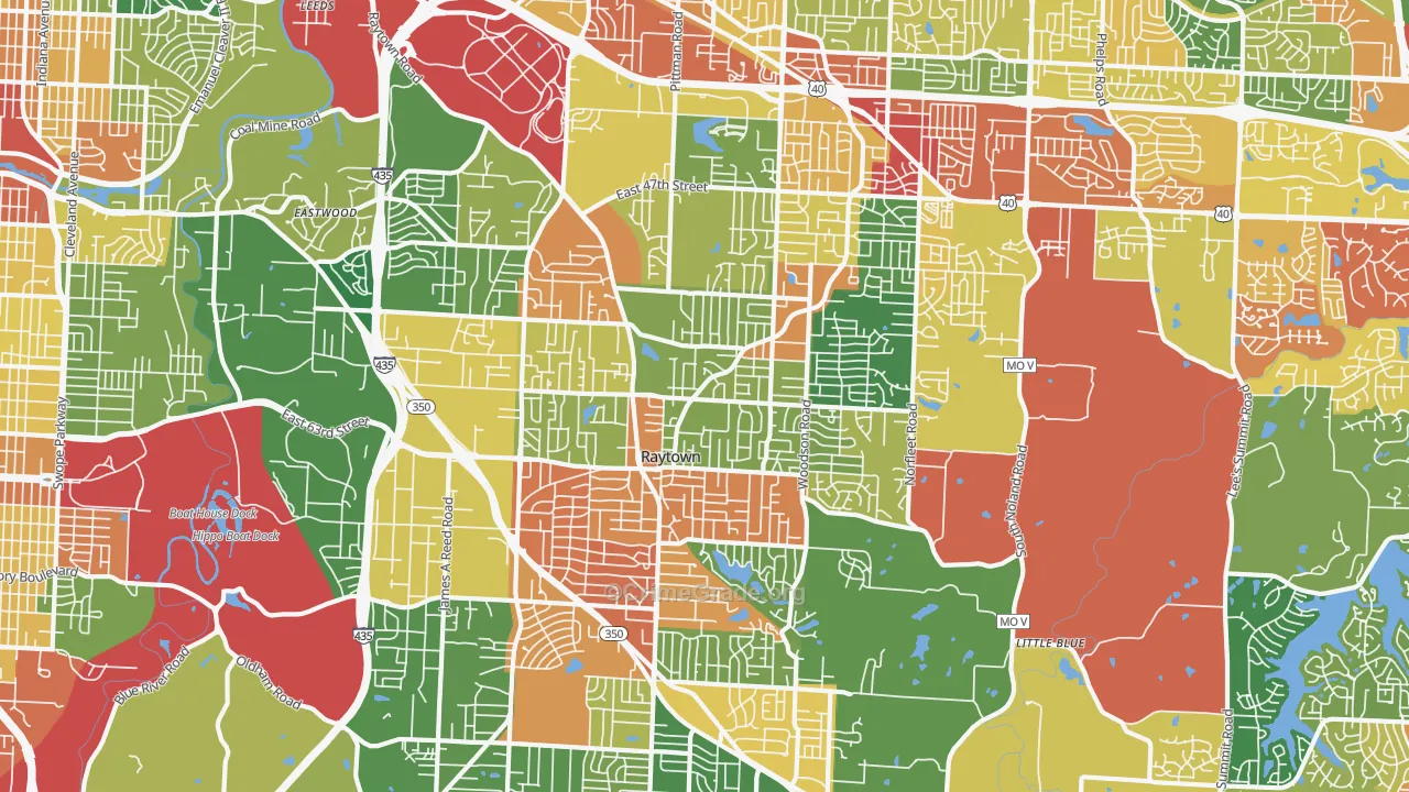64133, MO Map of Drug-Related Crime Rates