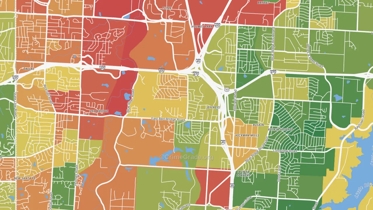 64137, MO Map of Drug-Related Crime Rates