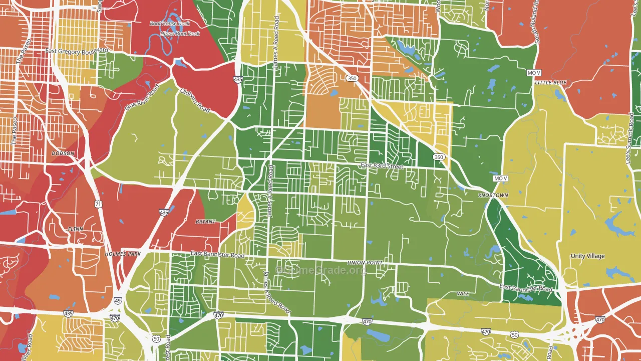 64138, MO Map of Drug-Related Crime Rates