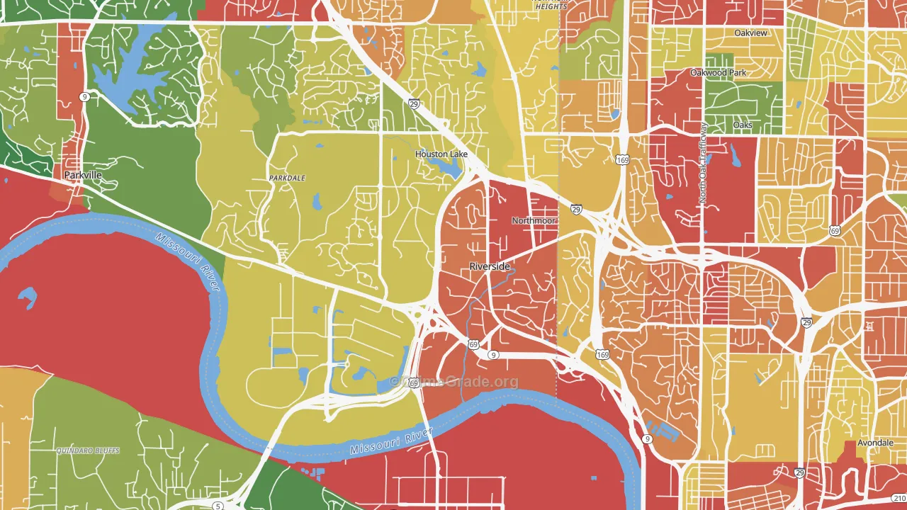 64150, MO Map of Drug-Related Crime Rates
