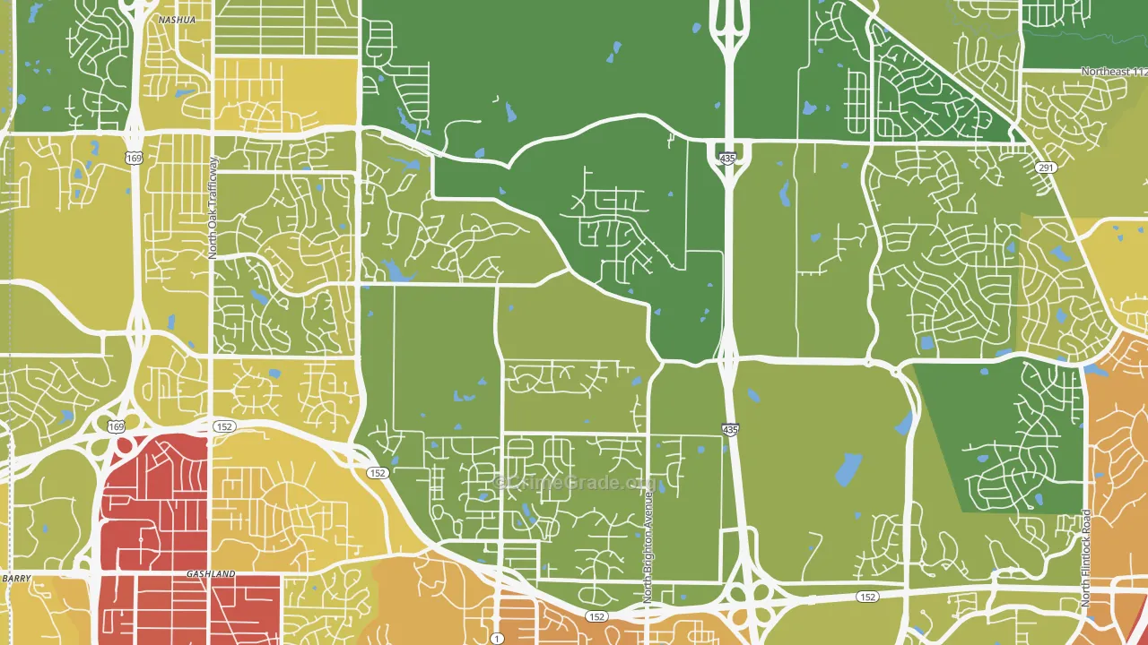 64156, MO Map of Drug-Related Crime Rates