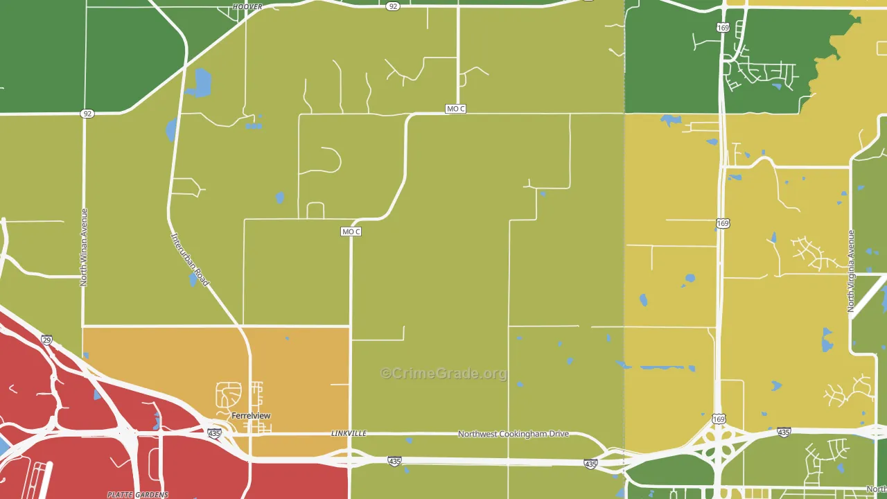 64164, MO Map of Drug-Related Crime Rates