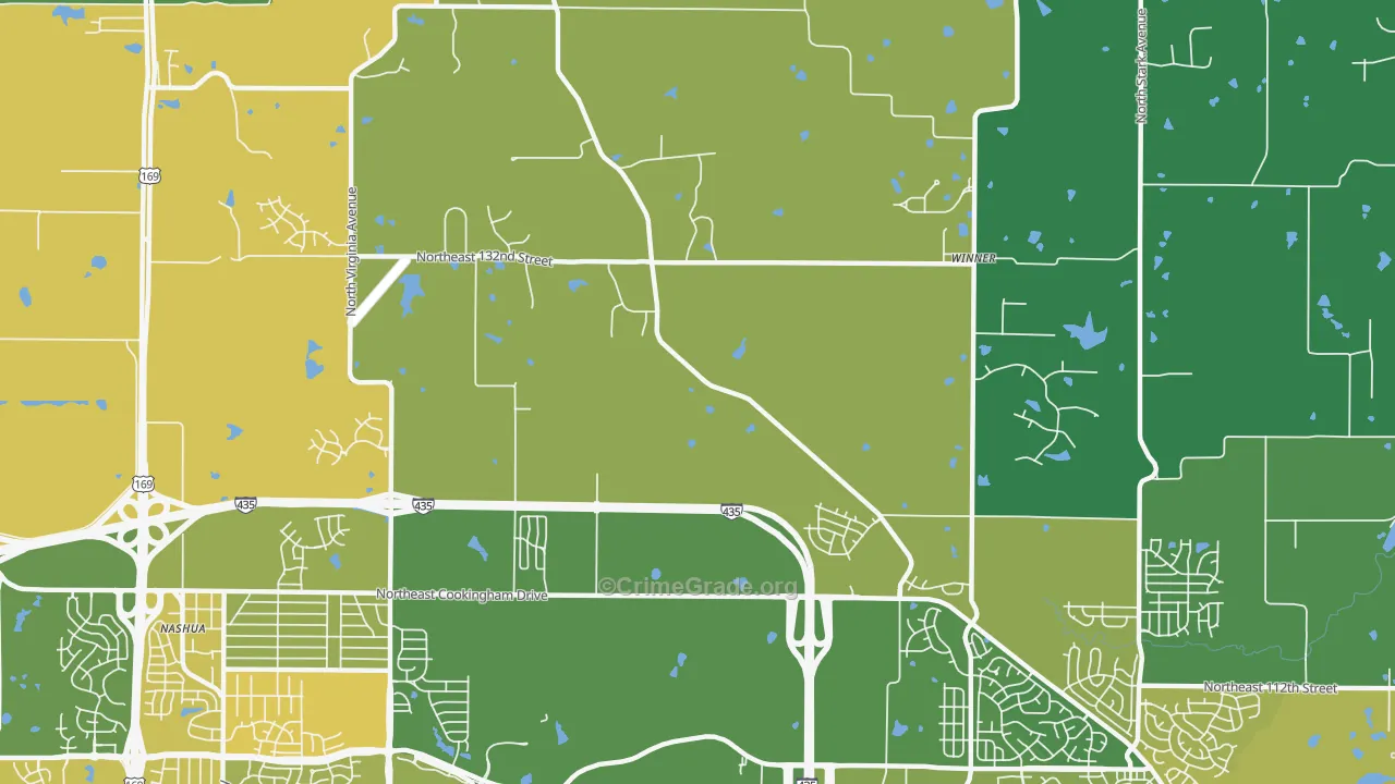 64166, MO Map of Drug-Related Crime Rates