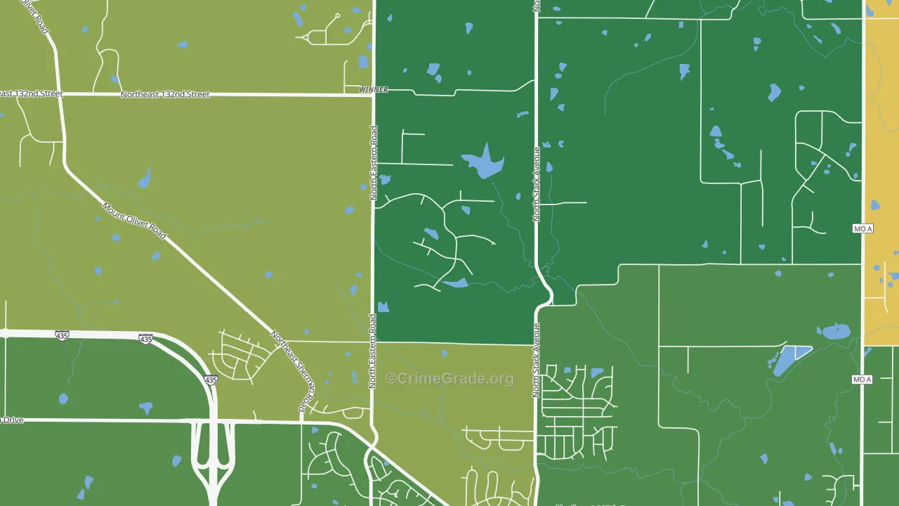 64167, MO Map of Drug-Related Crime Rates