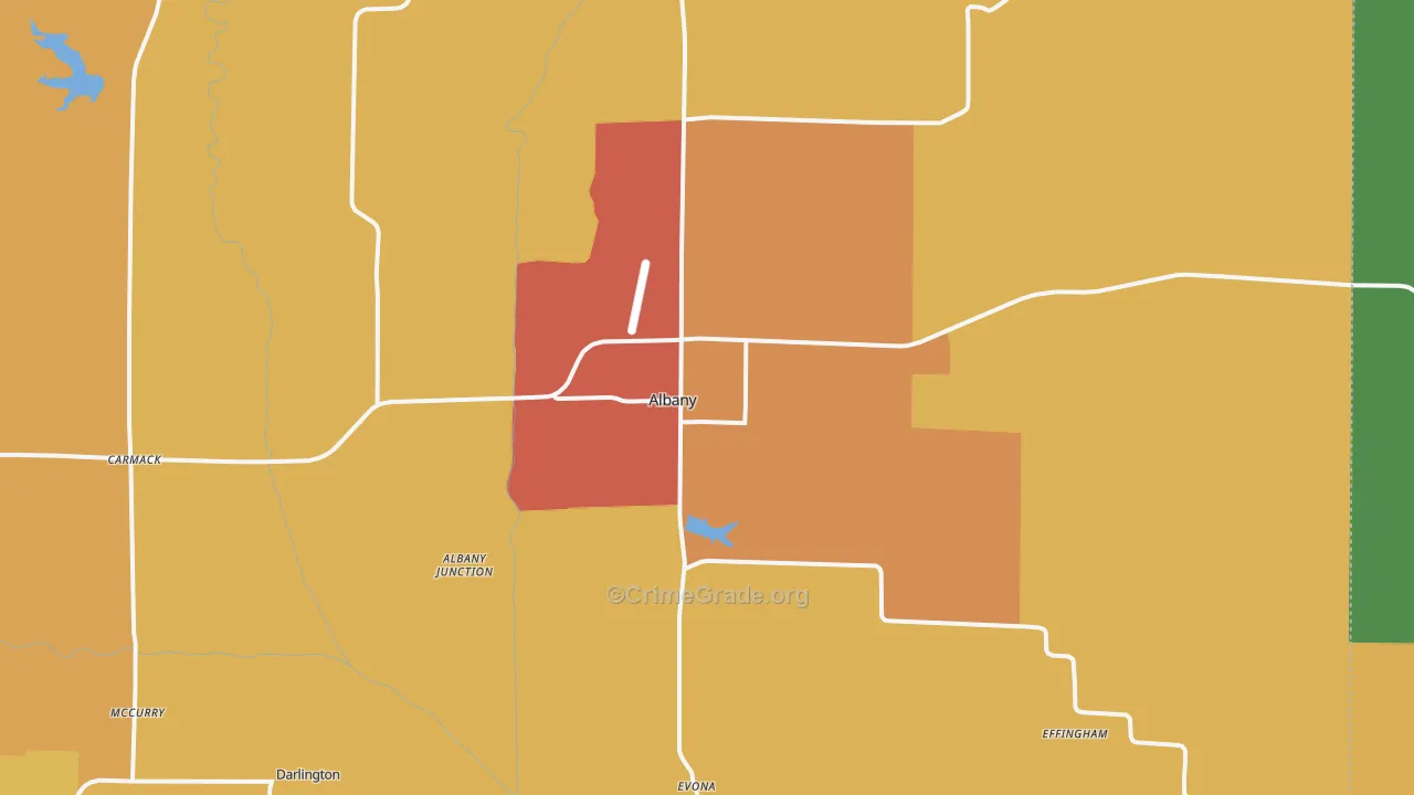 64402, MO Map of Drug-Related Crime Rates