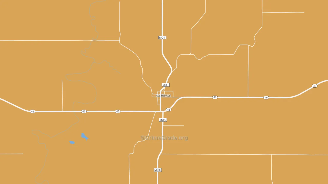 64420, MO Map of Drug-Related Crime Rates
