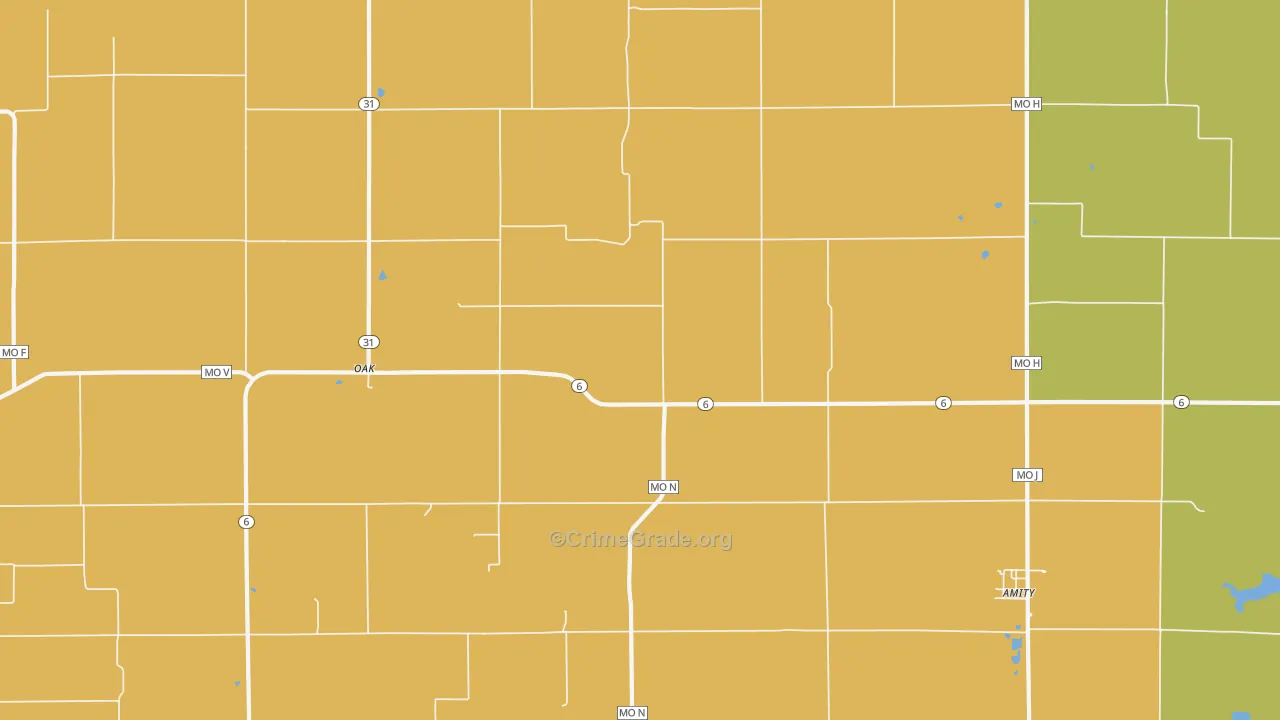 64422, MO Map of Drug-Related Crime Rates